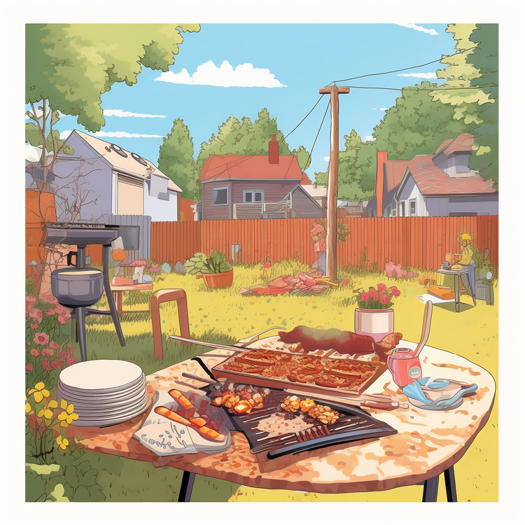 Backyard Barbecue,Grill,Patio