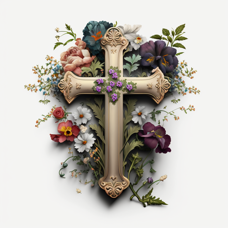 Holy Cross Day,Flower  Cross,Garden
