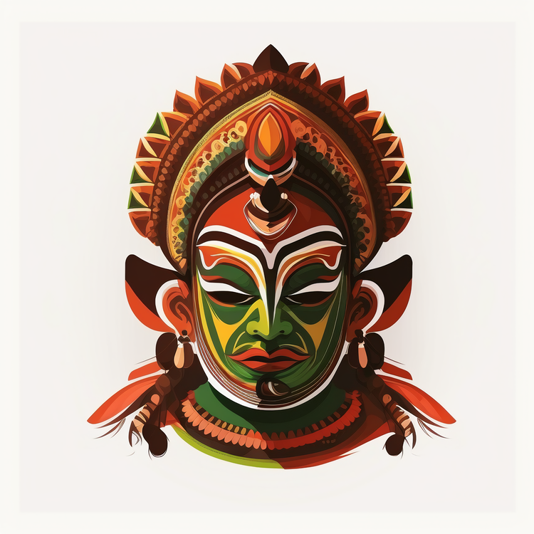 Onam,Kathakali,Hindu Deity