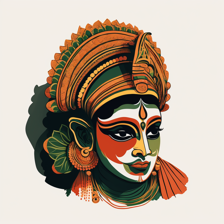 Onam,Kathakali,Hindu Deity