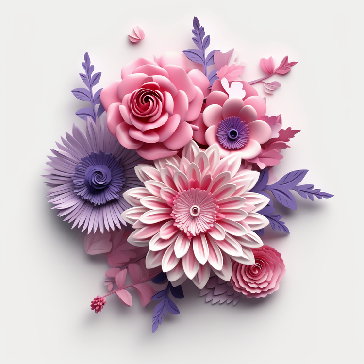3d Paper Flower,Flowers Art,Flower Arrangement