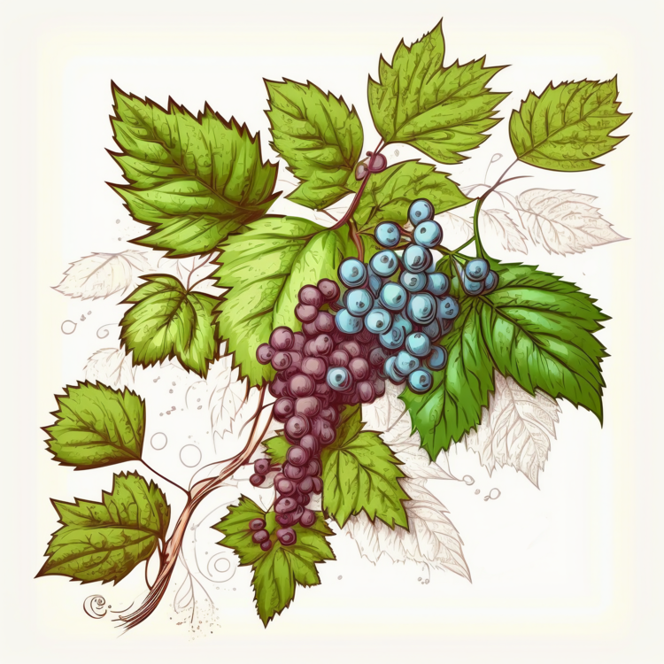 Vintage Grapes,Grape,Vine