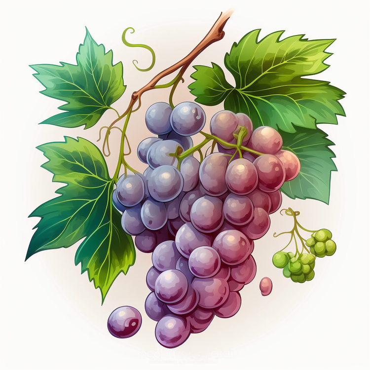 Purple Grapes,Ripe Grapes,Bunch Of Grapes