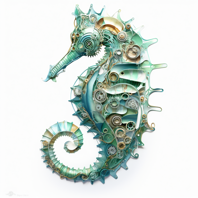 Cool Seahorse,Metal Seahorse,Sea Horse