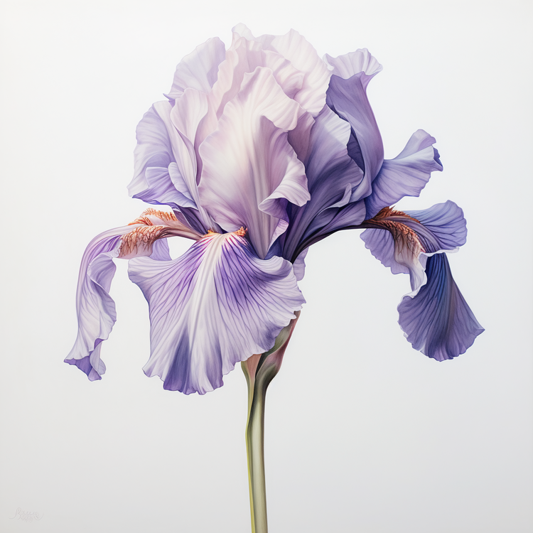 Iris,Summer Flower,Purple