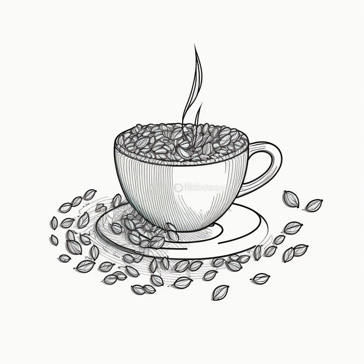 Coffee Cup,Coffee Beans,Caffeine