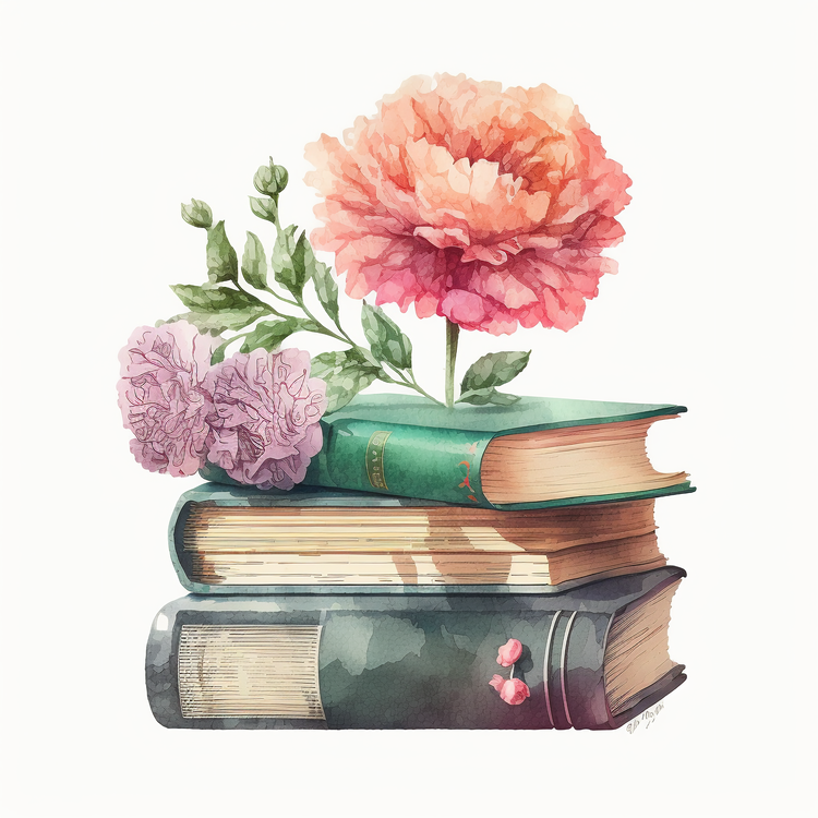 Carnations,Books,Book