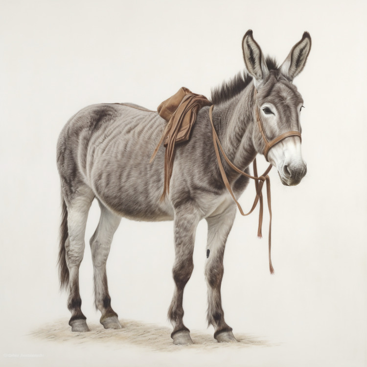 Donkey,Brown,Leather