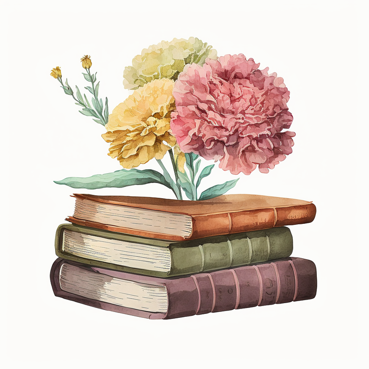 Carnations,Books,Book