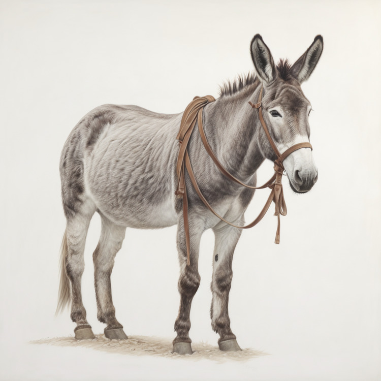 Donkey,Brown,Leather
