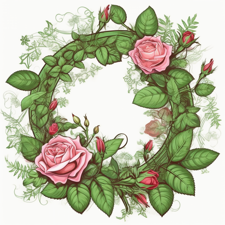Rose Wreath,Flower,Wreath