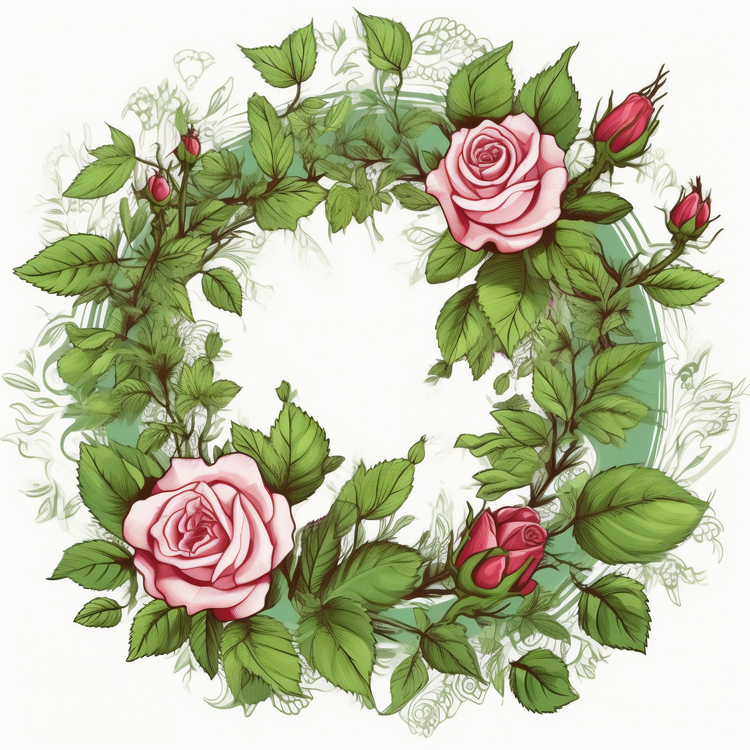 Rose Wreath,Roses,Wreath