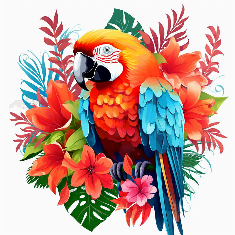Caribbean American Heritage Month,Colorful Parrot,Parrot
