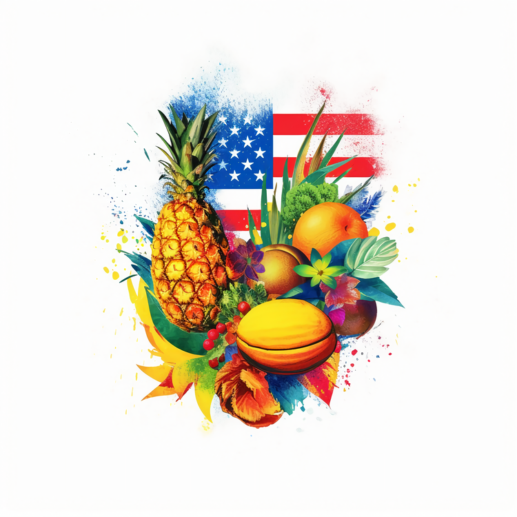 Caribbean American Heritage Month,Fruit,Colors