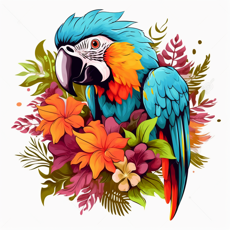Caribbean American Heritage Month,Colorful Parrot,Bird