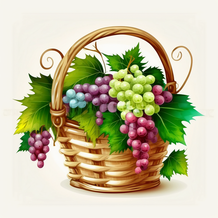 Grapes In Basket,Others