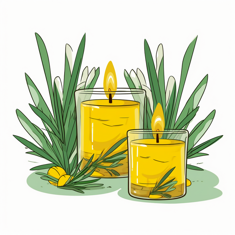 Citronella Candles,Candle,Burning