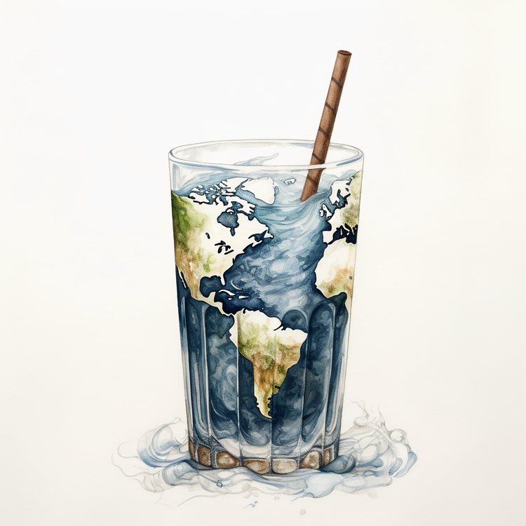 World Drink,Earth,Blue