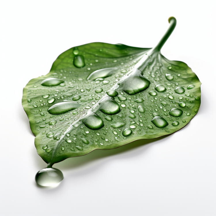 Green Leaf,Leaf,Water Droplet