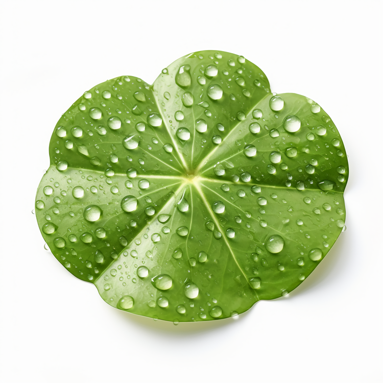 Green Leaf,Leaf,Water Droplets