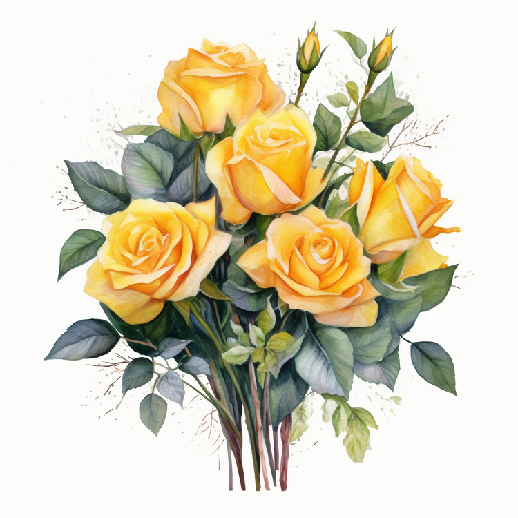 Yellow Rose,Yellow Roses,Bouquet