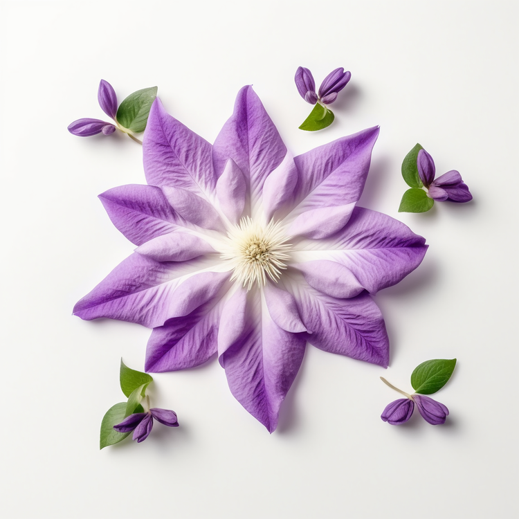 Clematis Flower,Flower,Purple