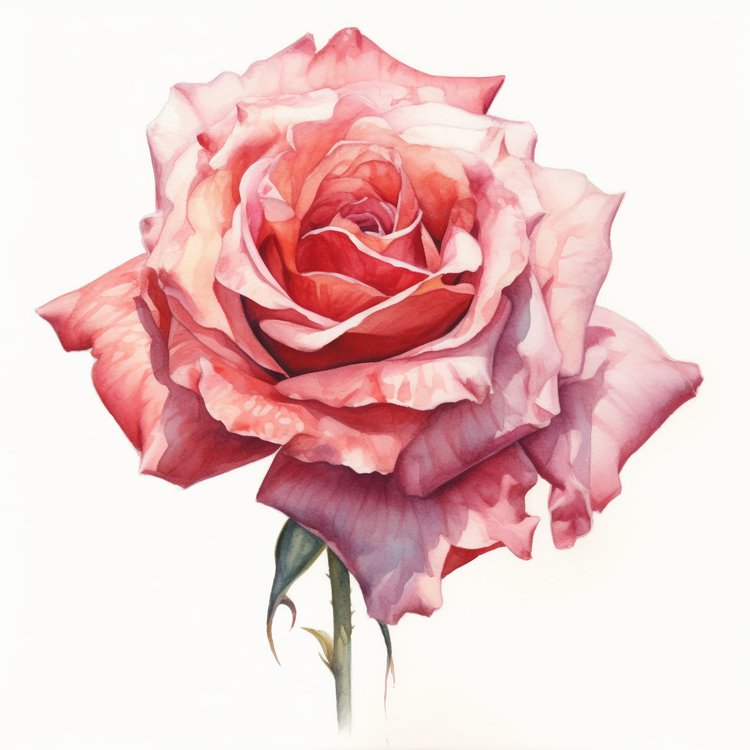 Watercolor Rose,Rose,Watercolor