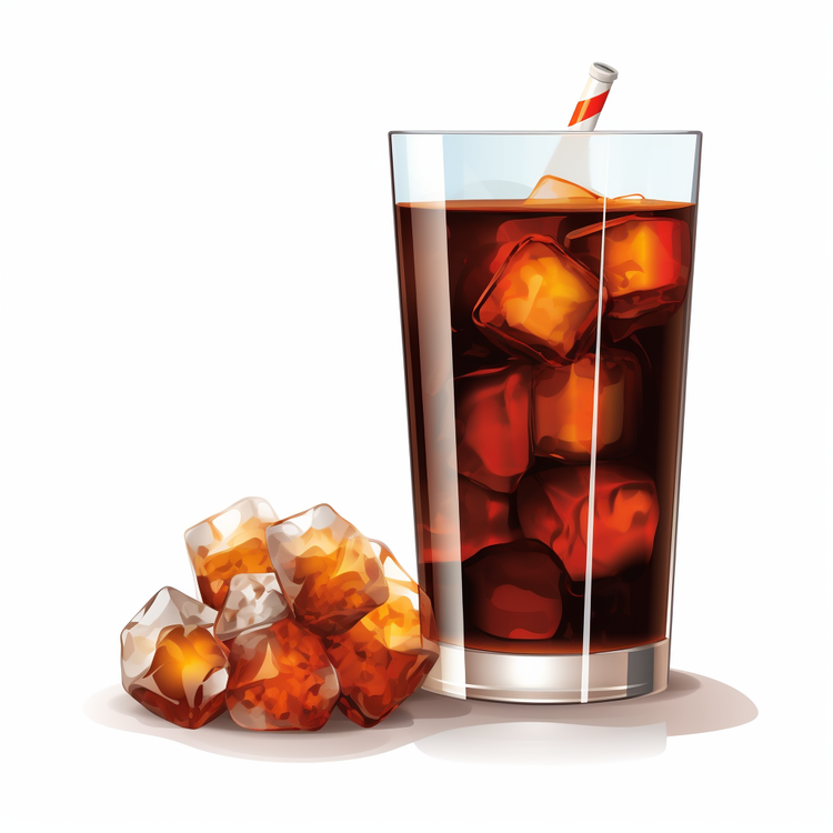 Cola Dink,Soda,Glass