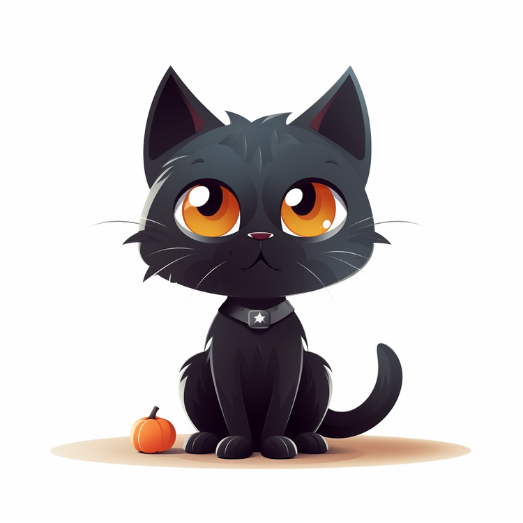 Halloween Black Cat,Black Cat,Cute