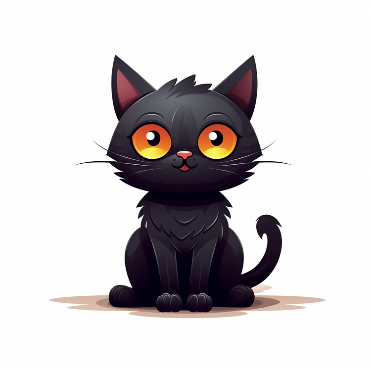 Halloween Black Cat,Cute,Black Cat