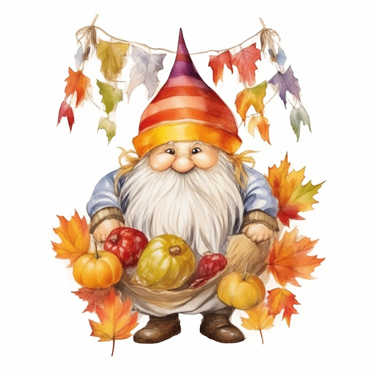 Gnome,Fall,Foliage