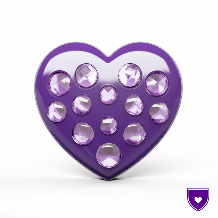 Purple Heart Day,Purple Heart,Crystals