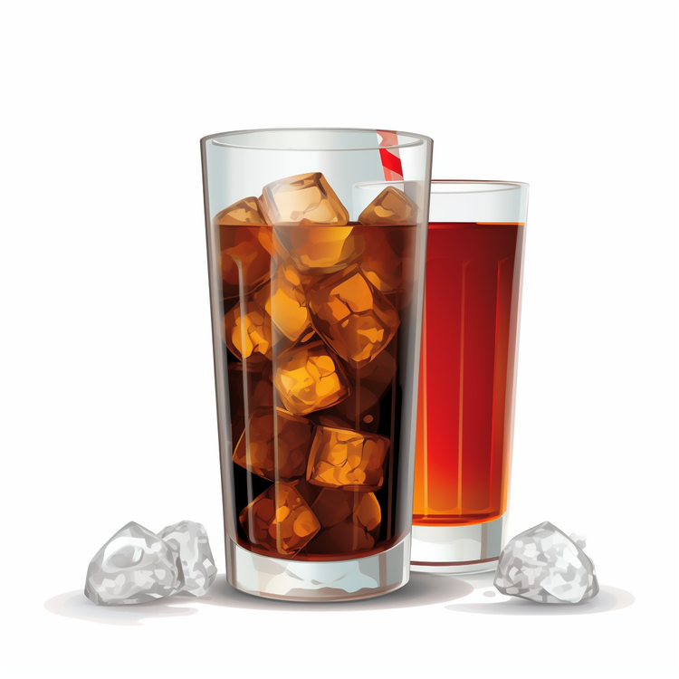 Cola Dink,Soda,Glass
