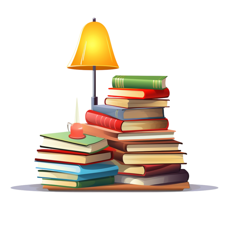 International Literacy Day,Books,Lamp
