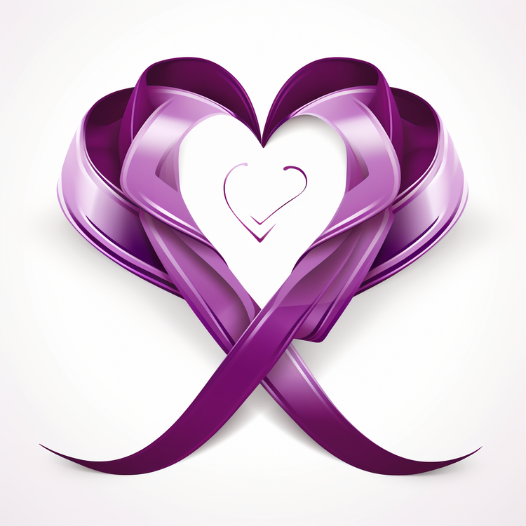 Purple Heart Day,Purple Ribbon,Awareness