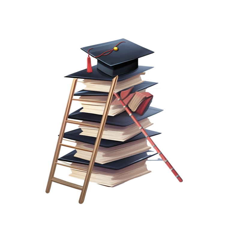 International Literacy Day,Graduation Cap,Books