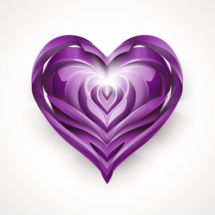 Purple Heart Day,Heart,Flower