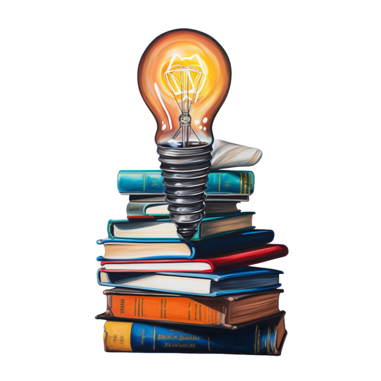 International Literacy Day,Light Bulb,Books