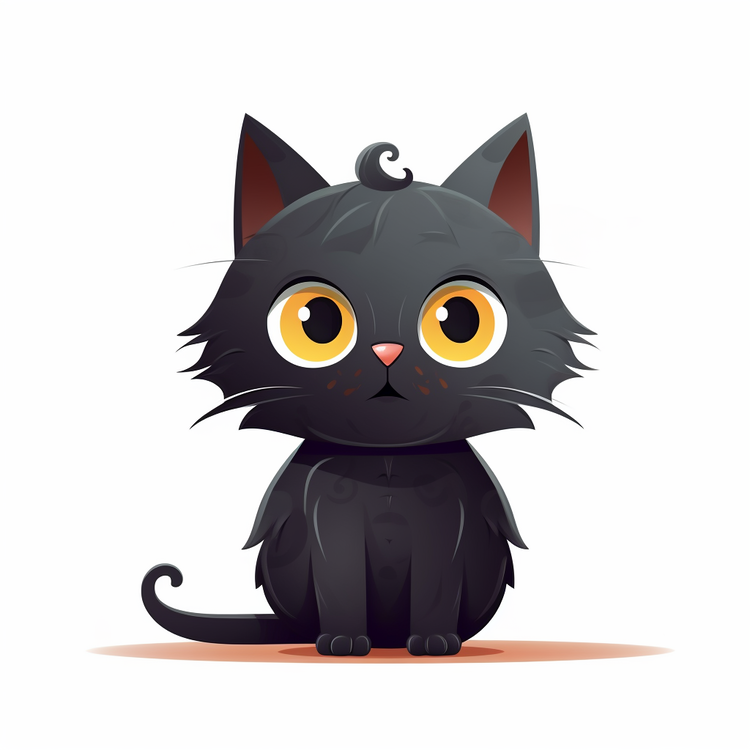 Halloween Black Cat,Cute,Black Cat
