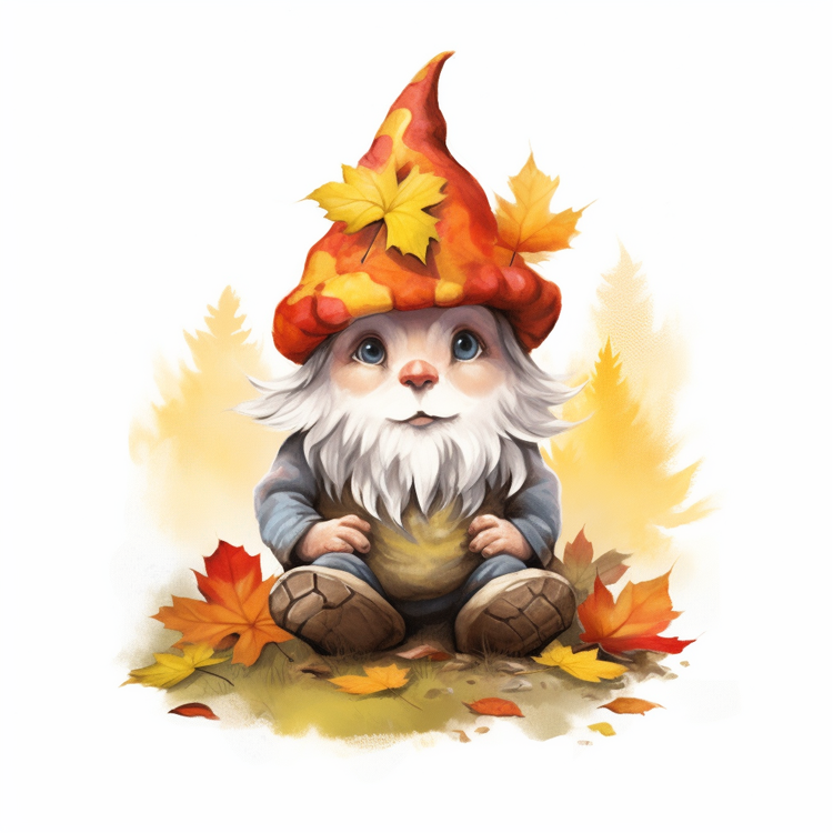 Gnome,Cute,Autumn
