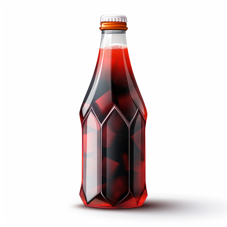 Cola Bottle,Red,Soda