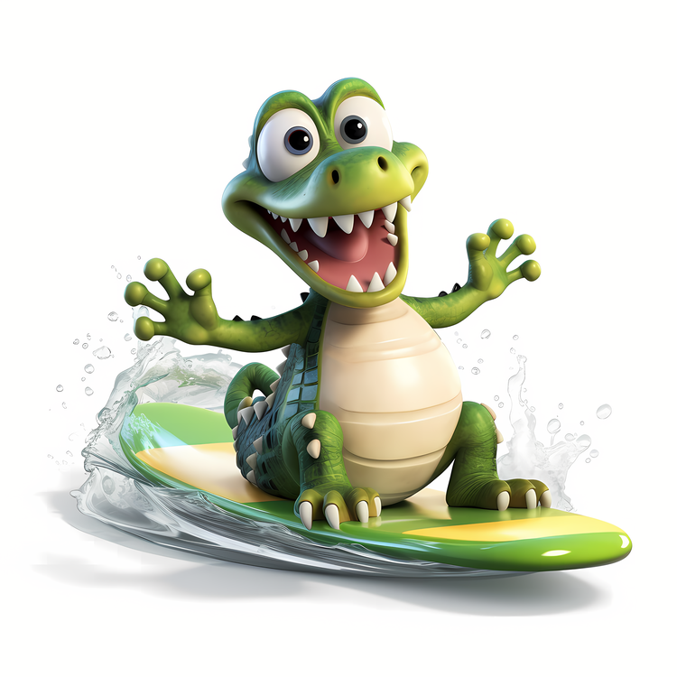3d Cartoon Alligator,Others