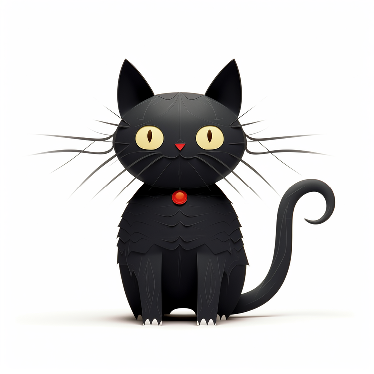 Halloween Black Cat,Black Cat,Whiskers