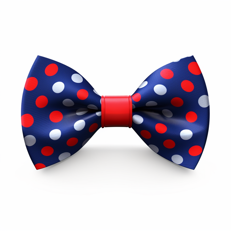 Bow Tie Day,Blue,Red