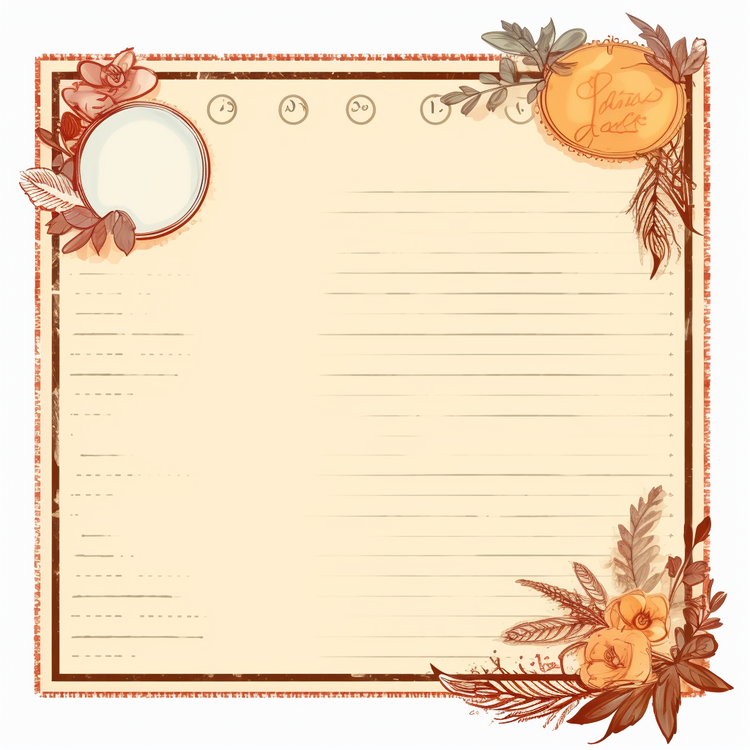 Note Template,Recipe,Cooking