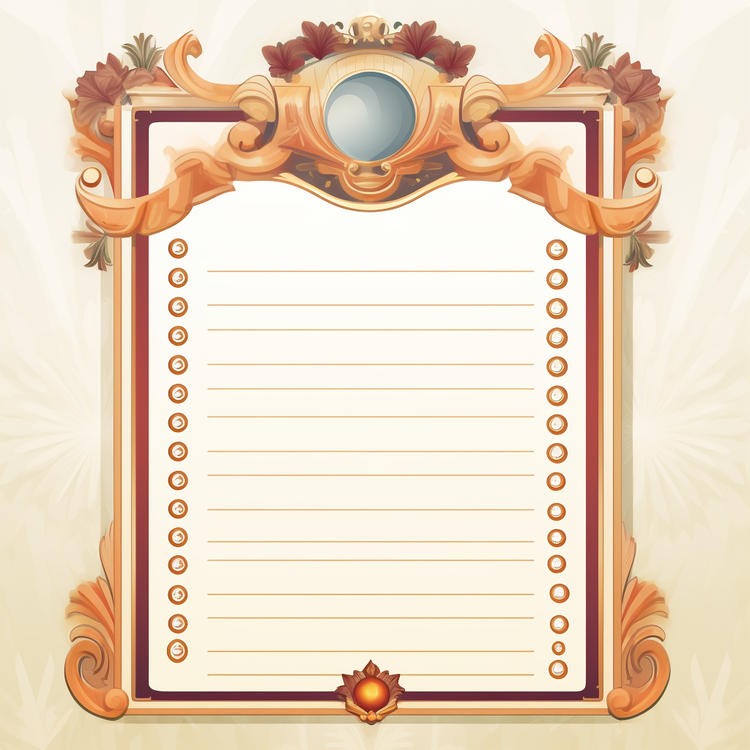 Note Template,Background,Frame