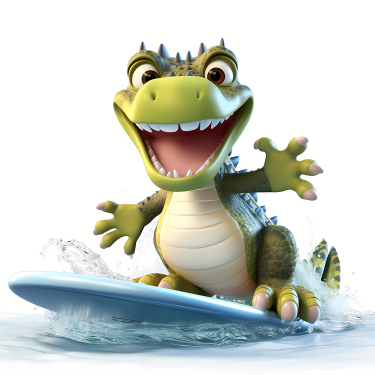 3d Cartoon Alligator,Others