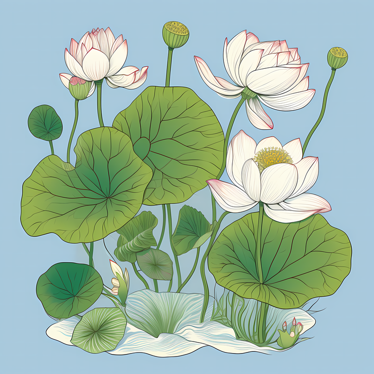 White Lotus Flower,Others