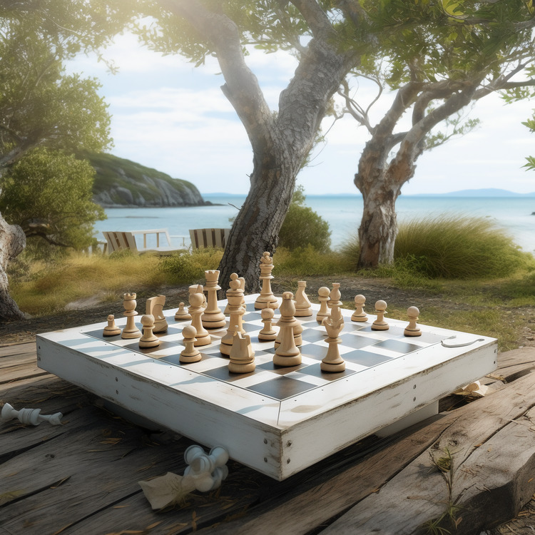 Chessboard,Outdoor,Scenic