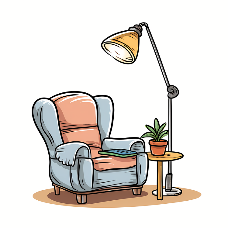 Couch And Lamp,Others